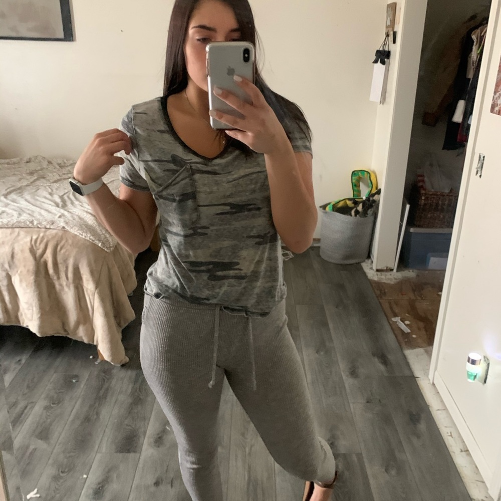 Soft thin camo tee